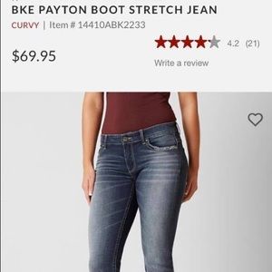 Payton BKE Jeans. Size 33